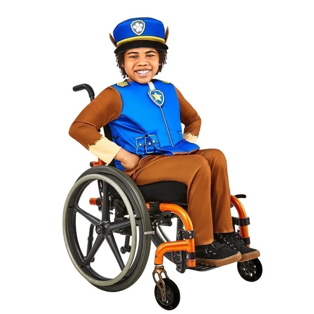 Kids Chase Paw Patrol Costume Wheelchair Friendly Halloween Rubies 3-4T NEW